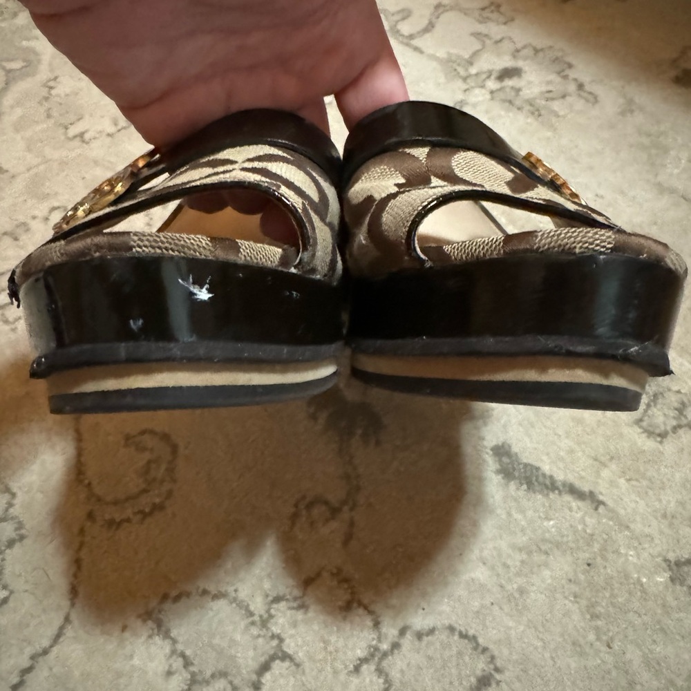 Coach Geri platform sandals - Picture 6 of 10